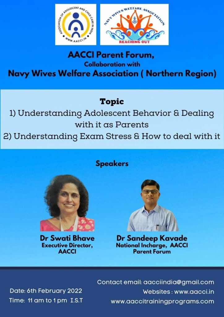 AACCI Parent Forum, Collaboration with Navy Wives Welfare Association (Northern Region)