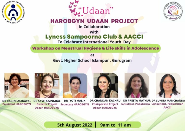 Workshop on Menstrual Hygiene & Life Skills in Adolescence