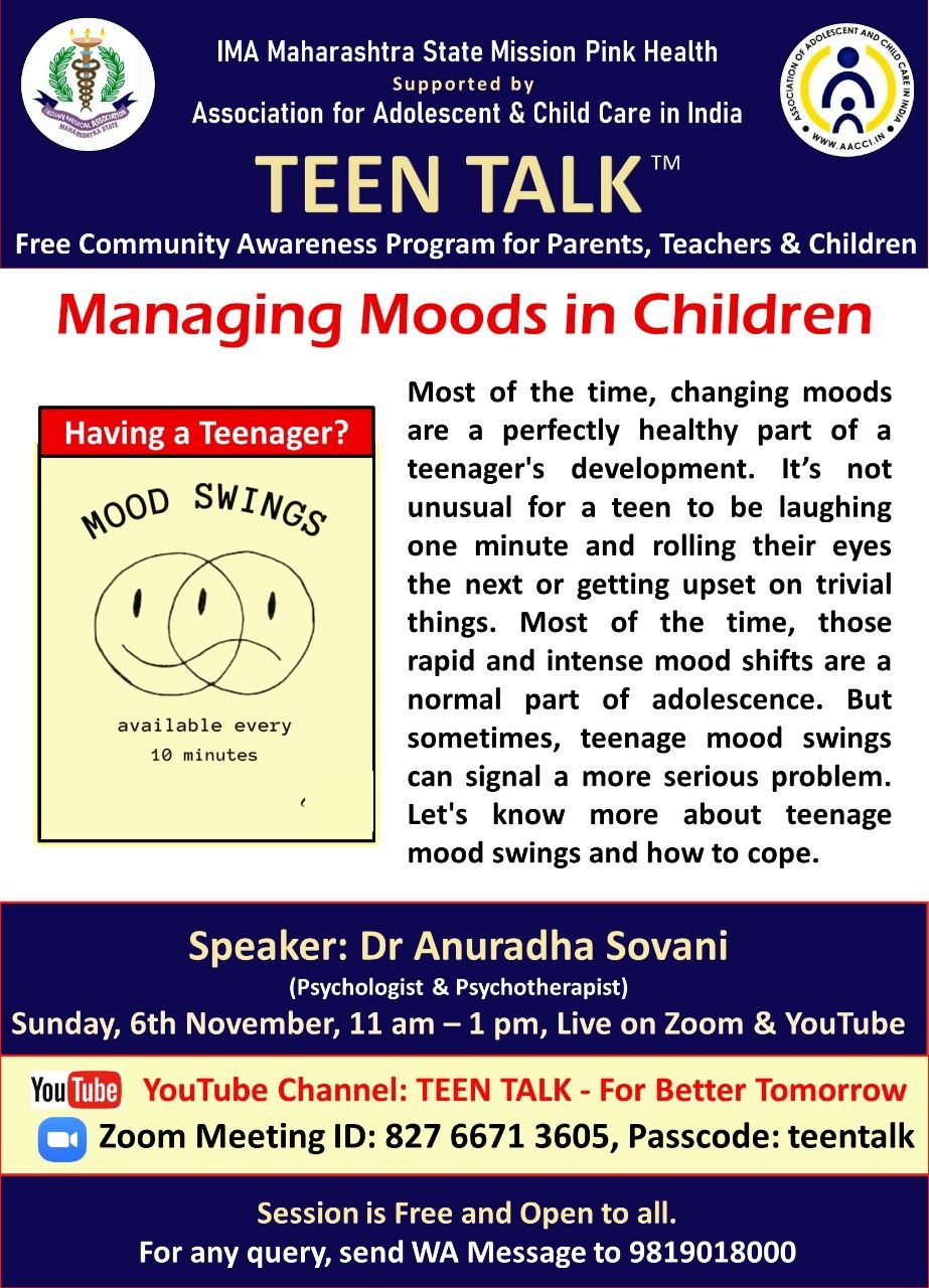 TEEN TALK - Managing Moods in Children