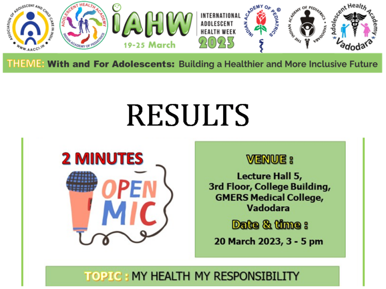 IAHW 2023 COMPETITIONS RESULTS – 2 MIN OPEN MIC COMPETITION