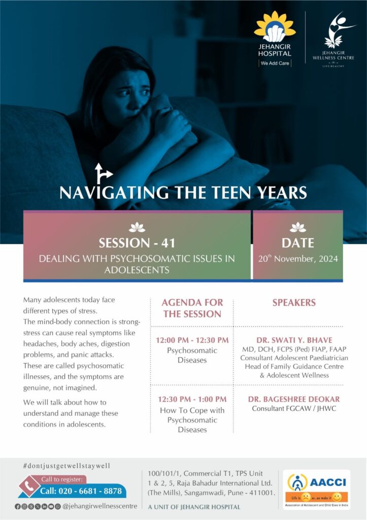 DEALING WITH PSYCHOSOMATIC ISSUES IN ADOLESCENTS [20-11-2024]